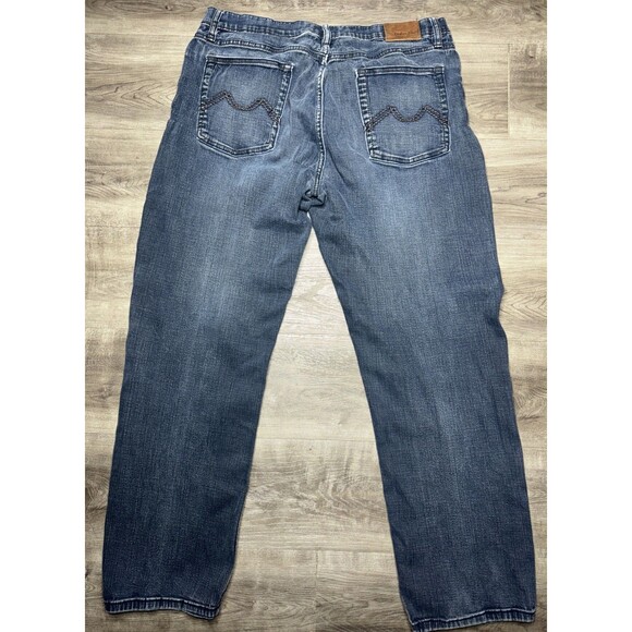 Men Jeans Size 40 Blue Denim 40X32 Cotton Blend Urban Star Roadrunner Bootcut - Picture 5 of 6